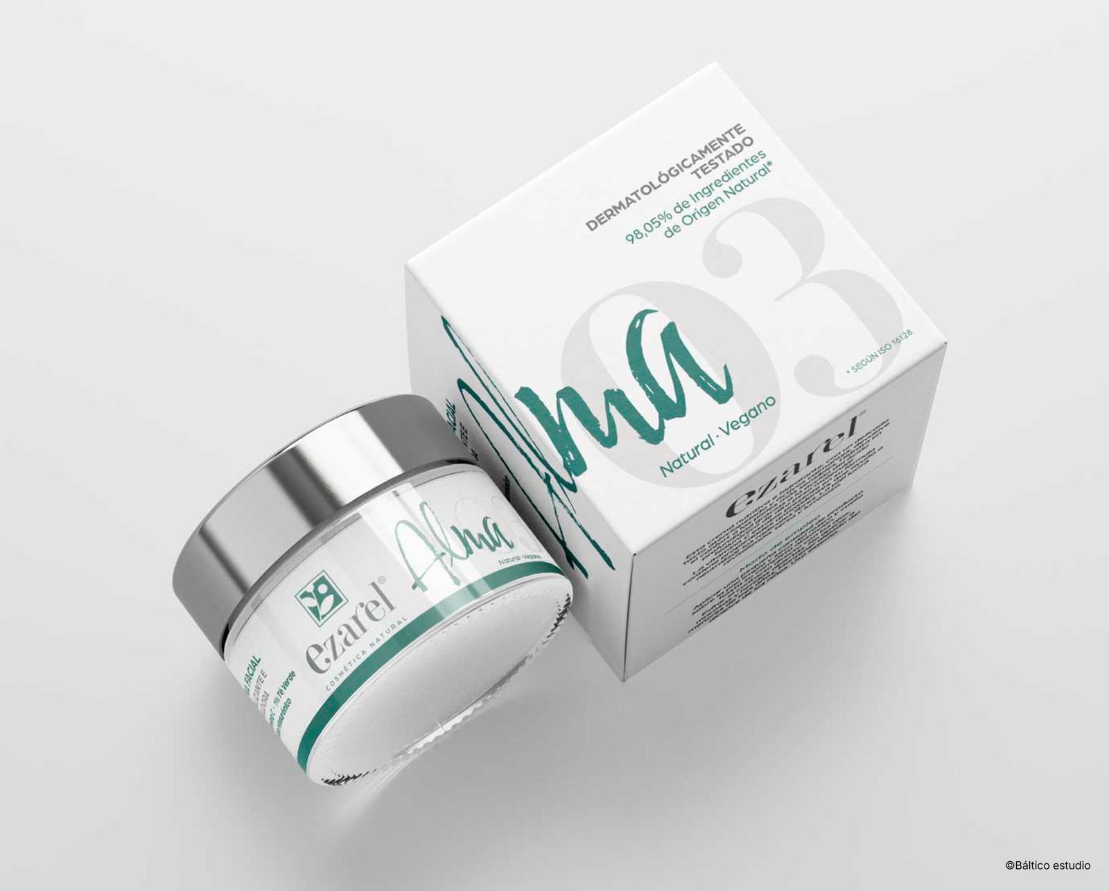 Bote de crema facial de la marca Ezarel